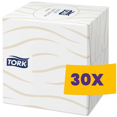 Tork Extra Soft kozmetikai kendő kocka 100 lapos - 140278 (Karton - 30 csg)