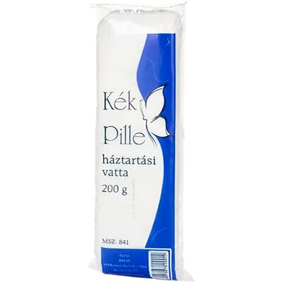 Kék Pille háztartási vatta 100% pamut 200g