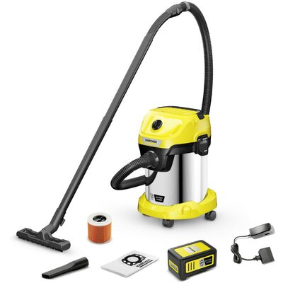 Karcher WD 3-18 S Battery Set Akkumulátoros Száraz-nedves porszívó