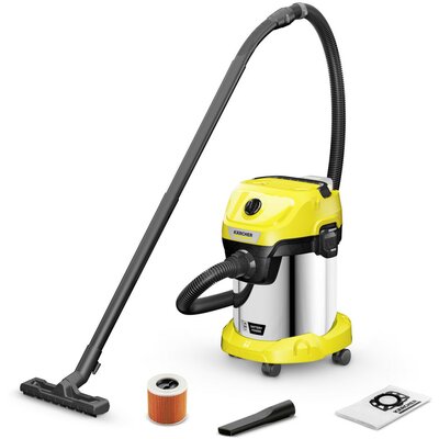 Karcher WD 3-18 S Akkumulátoros Száraz-nedves porszívó (akkumulátor nélkül)