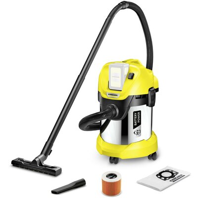 Karcher WD 3 Battery Premium Akkumulátoros Száraz-nedves porszívó (akkumulátor nélkül)