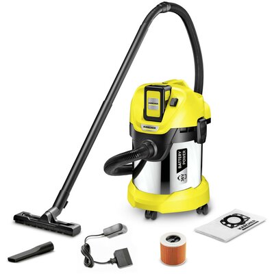 Karcher WD 3 Battery Premium készlet Akkumulátoros Száraz-nedves porszívó