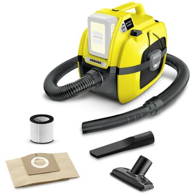 Karcher WD 1 Compact Battery Akkumulátoros Száraz-nedves porszívó (akkumulátor nélkül)