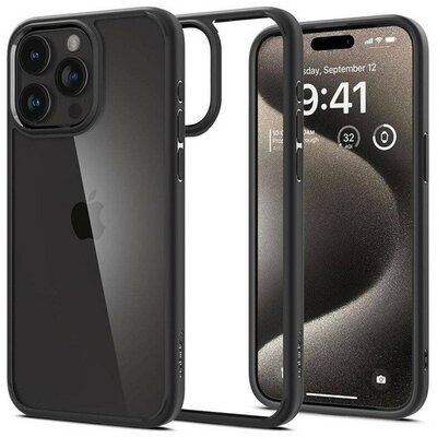 Spigen Ultra Hybrid iPhone 16 Pro Max tok, Matte Black, fekete ACS07996