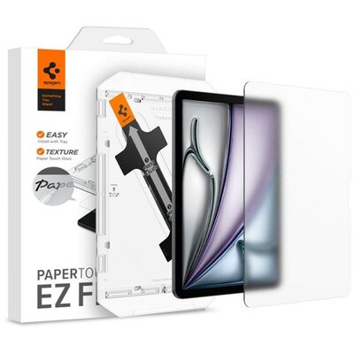 Apple iPad Pro 11 (2018 / 2020 / 2021 / 2022) / iPad Air (2020 / 2022), Kijelzővédő fólia, Matt, Spigen Paper Touch Ez Fit, Clear Prémium