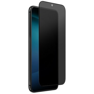 Samsung Galaxy S24 Plus SM-S926, Kijelzővédő fólia, ütésálló fólia (az íves részre is!), Tempered Glass (edzett üveg), Uniq Optix Privacy, fekete