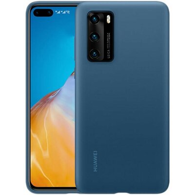 Huawei P40, Szilikon tok, sötétkék, gyári