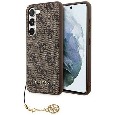 Guess 4G Charms Collection Samsung Galaxy A55 hátlap tok, barna