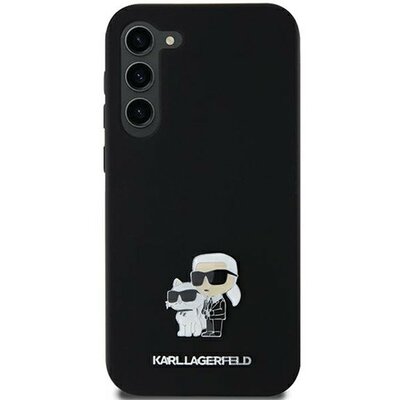 Karl Lagerfeld Karl&Choupette Metal Pin Samsung Galaxy A55 hátlap tok, fekete