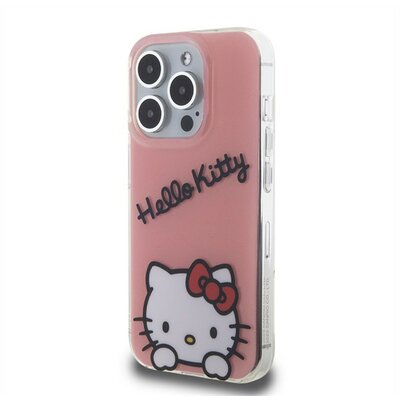 Hello Kitty IML Daydreaming Logo Apple Iphone 15 Pro hátlap tok, rózsaszín