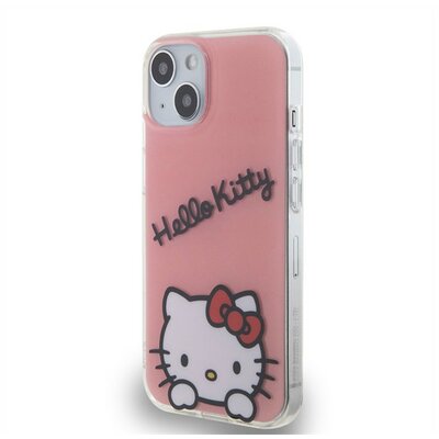 Hello Kitty IML Daydreaming Logo Apple Iphone 13 hátlap tok, rózsaszín