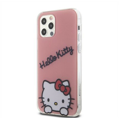 Hello Kitty IML Daydreaming Logo Apple Iphone 12/12 Pro hátlap tok, rózsaszín