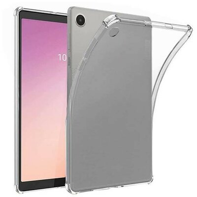 Lenovo Tab M8 (8.0) (4. generáció) TB-300, Szilikon tok, közepesen ütésálló, légpárnás sarok, átlátszó