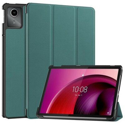 Lenovo Tab M11 (11.0) TB-330, mappa tok, Trifold, sötétzöld