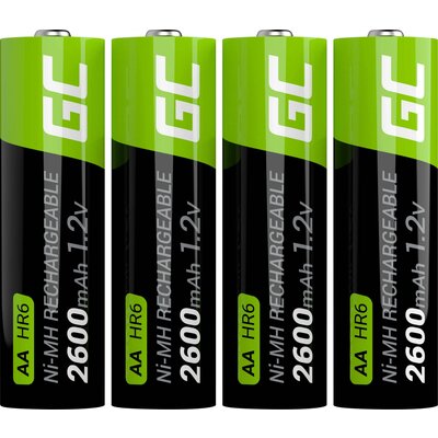 Green Cell HR6 Ceruzaakku NiMH 2600 mAh 1.2 V 4 db