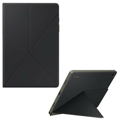 Samsung Galaxy Tab A9 Plus (11.0) SM-X210 / X215 / X216B, mappa tok, mágneses, Origami Smart Case, Samsung Book Cover, fekete, gyári