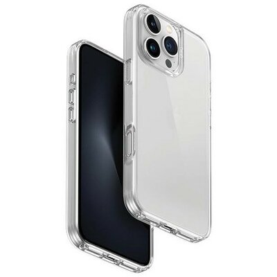 Uniq Air Fender Apple iPhone 16 Pro Max szilikon tok, átlátszó