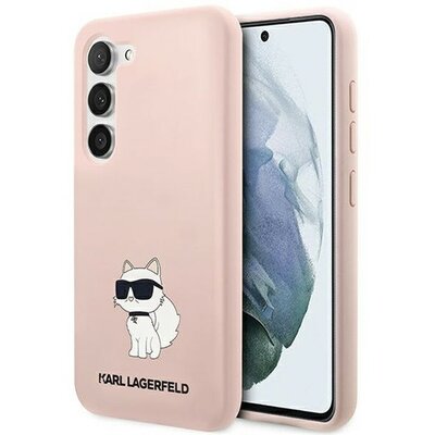 Karl Lagerfeld Silicone Choupette Samsung Galaxy S23 szilikon tok, rózsaszín