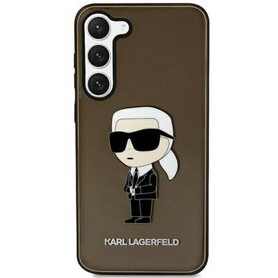 Karl Lagerfeld Ikonik Samsung Galaxy S23 szilikon tok, fekete