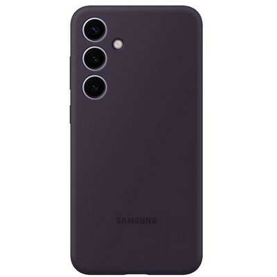 Samsung Galaxy S24 Plus SM-S926, Szilikon tok, sötétlila, gyári