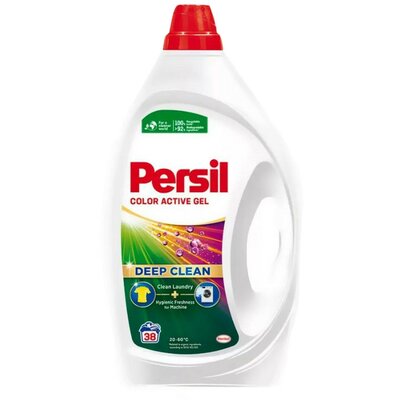 Persil Deep Clean Color Active Gel folyékony mosószer 1,71L 38 Mosásos