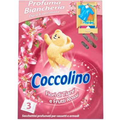 Coccolino illatpárna ruhásszekrénybe Pink 3db-os