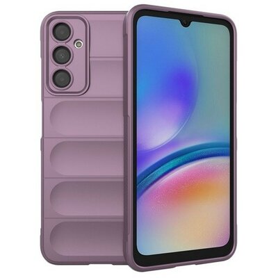 Samsung Galaxy A05s SM-A057F, Szilikon tok, közepesen ütésálló, 3D minta, lila