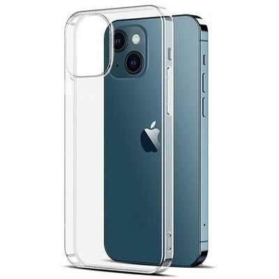 Apple iPhone 15 Plus, Szilikon tok, ultravékony, Blautel 4-OK, átlátszó