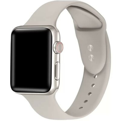 Apple Watch 4-6, SE, SE (2022) (42 / 44 mm) / Watch 7-9 (45 mm) / Watch Ultra 1-2 (49 mm), szilikon pótszíj, állítható, két lyukas rögzítés, Xprotector, szürke