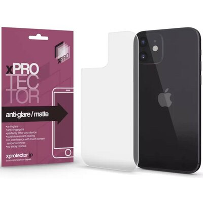 Apple iPhone 13 Pro Max, Kijelzővédő fólia (az íves részre NEM hajlik rá!), hátlapi, Xprotector Matte, Clear Prémium