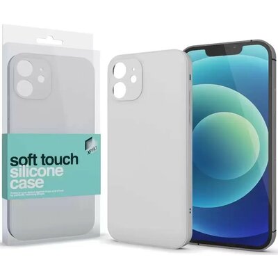 Apple iPhone 11, Szilikon tok, Xprotector Soft Touch Slim, tört-fehér