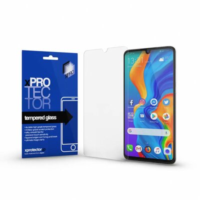 Huawei P40 Lite E, Kijelzővédő fólia, ütésálló fólia (az íves részre NEM hajlik rá!), Tempered Glass (edzett üveg), 0.33, Xprotector, Clear