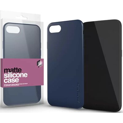 Apple iPhone 13 Mini, Szilikon tok, ultravékony, matt, Xprotector Matte, sötétkék