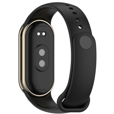 Xiaomi Mi Smart Band 8, szilikon pótszíj, állítható, fekete