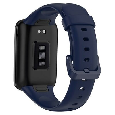 Xiaomi Mi Smart Band 7 Pro, szilikon pótszíj, állítható, sötétkék