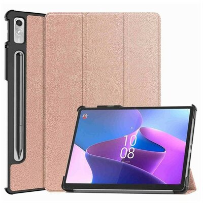 Lenovo Tab P11 Pro (11.2) (2. generáció) TB-132FU, mappa tok, Trifold, érintőceruza tartó, vörösarany