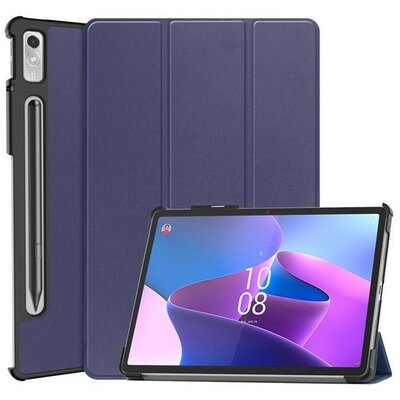 Lenovo Tab P11 Pro (11.2) (2. generáció) TB-132FU, mappa tok, Trifold, érintőceruza tartó, sötétkék