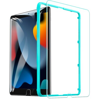 Apple iPad 10.2 (2019 / 2020 / 2021), Kijelzővédő fólia, ütésálló fólia, Tempered Glass (edzett üveg), ESR Glass, Clear