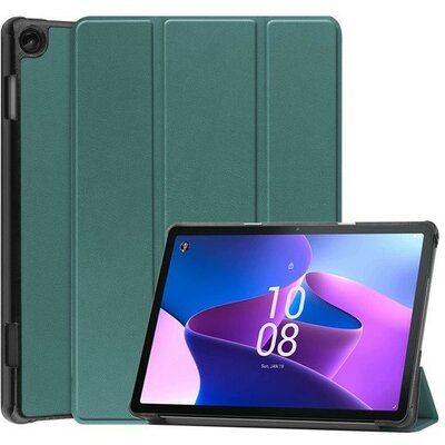 Lenovo Tab M10 (10.1) (3. generáció) TB-328, mappa tok, Trifold, sötétzöld