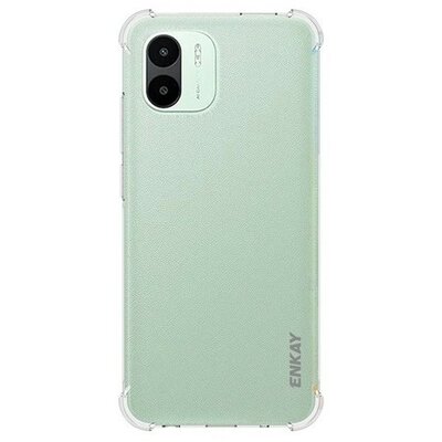 Xiaomi Redmi A1 / A2, Szilikon tok, közepesen ütésálló, légpárnás sarok, Enkay, átlátszó