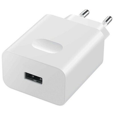 Hálózati töltő adapter, 22.5W, USB aljzat, gyorstöltés, Huawei, fehér, gyári