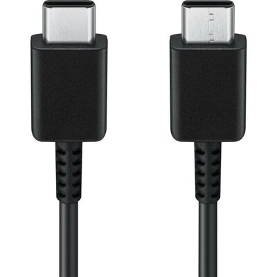 USB Type-C töltő- és adatkábel, USB Type-C, 100 cm, gyorstöltés, PD, Samsung, fekete, gyári,