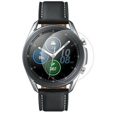 Samsung Galaxy Watch 3 (41mm) SM-R850 / R855, Kijelzővédő fólia, ütésálló fólia (az íves részre nem hajlik rá!), Tempered Glass (edzett üveg), Clear