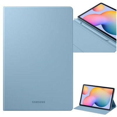 Samsung Galaxy Tab S6 Lite 10.4 / Tab S6 Lite 10.4 (2022) SM-P610 / P615 / P613 / P619, mappa tok, érintőceruza tartó, kék, gyári