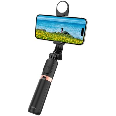 WiWU - Mini Selfie Stick Wi-SE011 állvány funkcióval