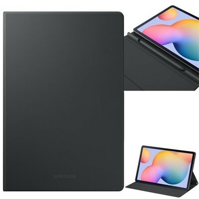 Samsung Galaxy Tab S6 Lite 10.4 / Tab S6 Lite 10.4 (2022) SM-P610 / P615 / P613 / P619, mappa tok, érintőceruza tartó, szürke, gyári