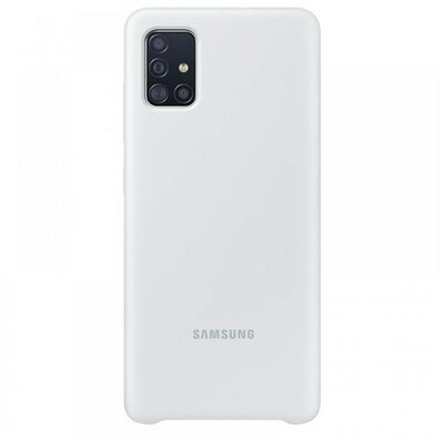 Samsung Galaxy A51 SM-A515F, Szilikon tok, fehér, gyári