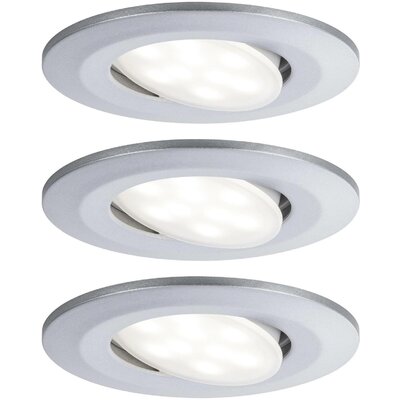 Paulmann Calla LED-es fürdőszobai beépíthető lámpa 3 részes készlet 19.5 W IP65 Króm (matt)