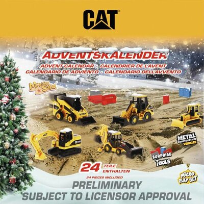 Carrera CAT Baustelle Játékok Adventi naptár