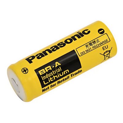 PANASONIC BR-A/BN PANASONIC elem (BR-A/BN, 1800mAh, szén-fluorid lítium, ipari) 1db/csomag